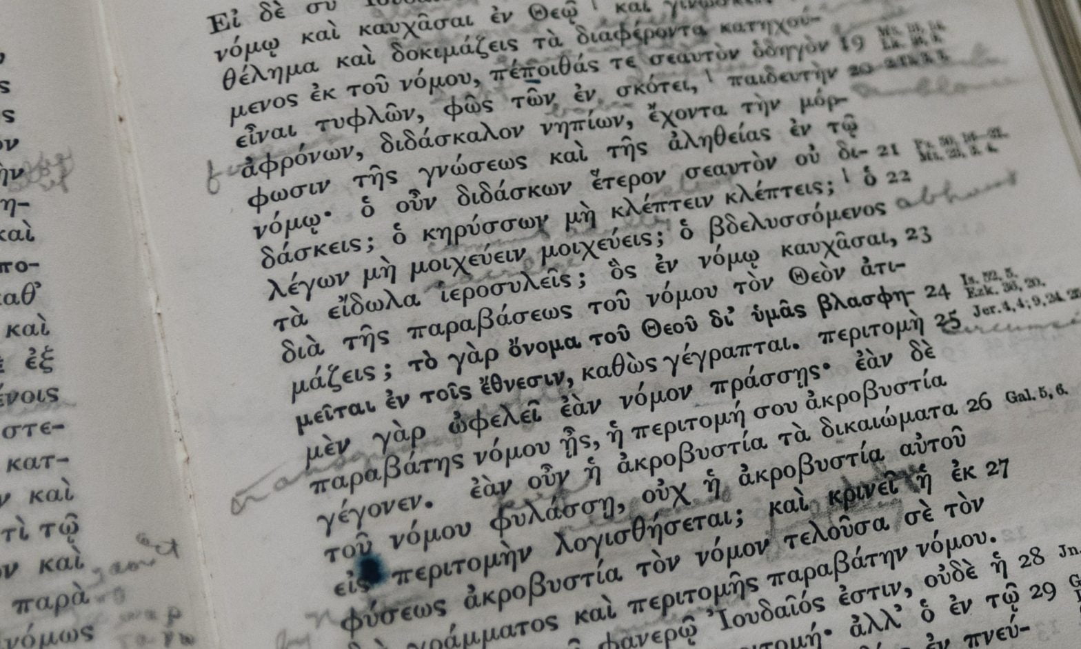 Greek New Testament with Notes