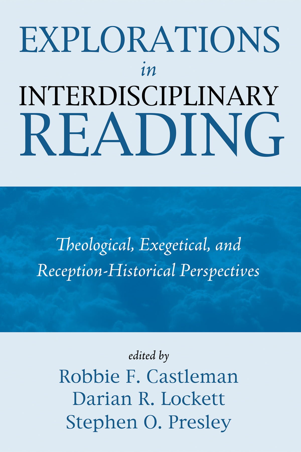 Explorations in Interdisciplinary Reading Cover